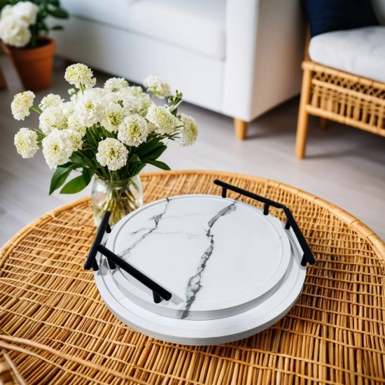 Wooden Tray Set 2 Pcs